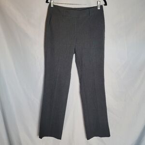 Ann Taylor Factory Women's Signature Fit Dark Gray Career Trouser Pant Size 4P